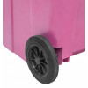 Бак м/п (градиент) (мусорный 120 л с крышкой, на колесах цвет.)