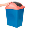 Ведро для мусора с клапаном, цветное (24 л)