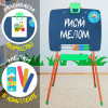 Доска знаний-мольберт односторонний М/О2 (оранжевый)