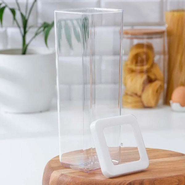 МП1294 Ёмкость для сыпучих продуктов СТЕП 1,9 л (Белый) МП1294 Ёмкость для сыпучих продуктов СТЕП 1,9 л (Белый)