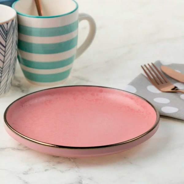 Тарелка десертная 18см 19S508S/P Elite pink Тарелка десертная 18см 19S508S/P Elite pink