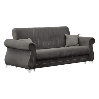 Диван "Бриз 2" (Ameli 12 (серый велюр))