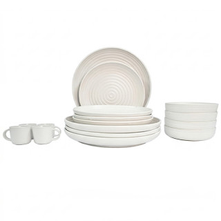 Набор посуды 16pcs-40 16 предметов (12 тарелок+ 4 кружки)