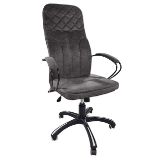 Кресло Филадельфия (гоб.stock подл.металл.№10 с накл.,крест.пл.d416/680/700,кол JL) SAVANA PLUS GREY