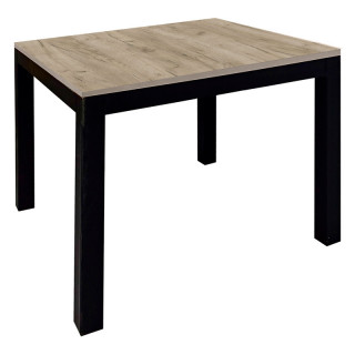 Стол журнальный Классик М (546*546 столешница 16 мм цв.Люкс) дуб крафт серый