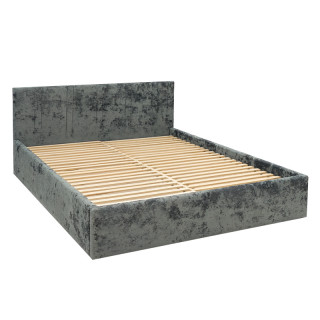 Кровать 1,6 м "Ника" КР-18 (Грифельный) с настилом