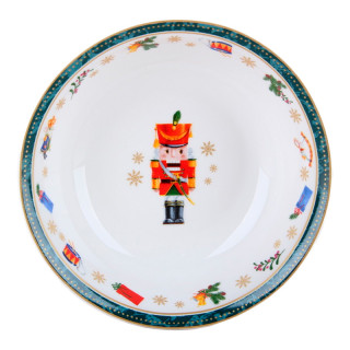 Салатник 15см/380мл YQ25002 Щелкунчик и мышиный король, зеленый