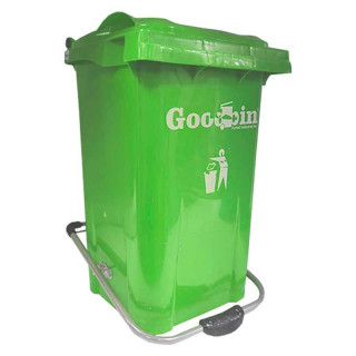 Мусорный бак "Goodbin" 50 л с педалью (Зелёный)