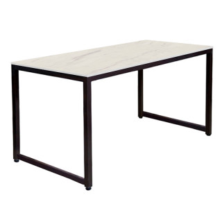 Стол офисный (тр.40*40) (1200х600 столешница 16 мм цв.Люкс) Мрамор светлый