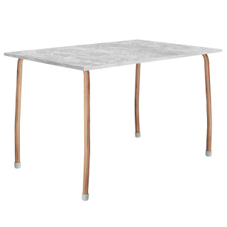 Стол Паук (цвет Орех) (1200*800 столешница 16 мм цв.Люкс) бетон