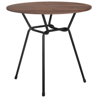 Стол Тэйл цв.каркас (D-800 столешница 16 мм цв.Люкс) дуб крафт табачный