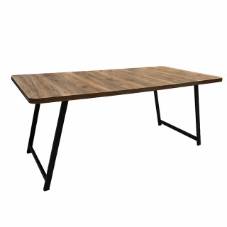 Стол Арзу 1800*900 столешница F закругл.углы (дуб крафт табачный)