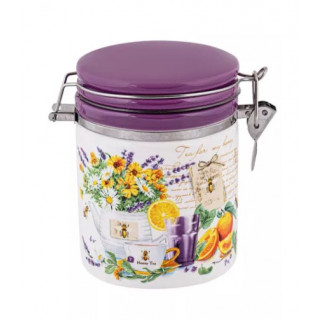 Банка c клипсой 600 мл "Fleur du jour" ТМ Appetite (ZFC039-3)