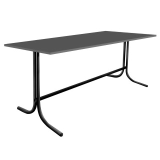 Стол L-образн.каркас (1800х800 столешница 16 мм) Антрацит