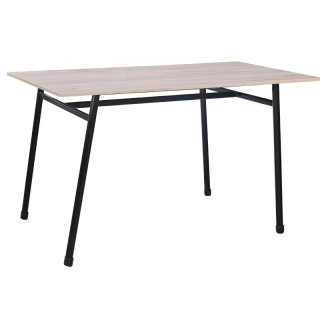 Стол вертикальный цв.каркас (1400*800 столешница 16 мм цв.Люкс) дуб крафт серый