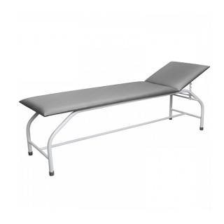 Кушетка с регулируемым подголовником без выреза (кзам серый (110))