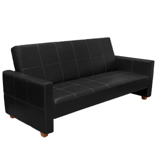 Диван Гера с/п "3" (кзам PU/гоб.stock (Комфорт)) кзам2а черный