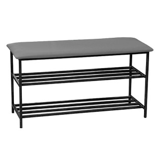 Подставка для обуви с м/эл (неразборная) кзам 115 серый