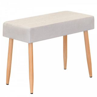 Пуфик "Тампа" 60*30 цв.Орех (кзам PU/гоб.stock) серый