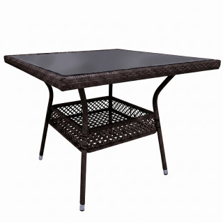 Стол 90*90 квадратный мод 90-2 (коричневый)