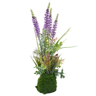 Искусственное растение "Лаванда из мха" 54 см