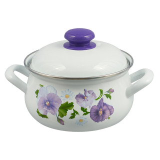 (С-3910АП2/4) Кастрюля 2,0 литра (Анютины глазки)