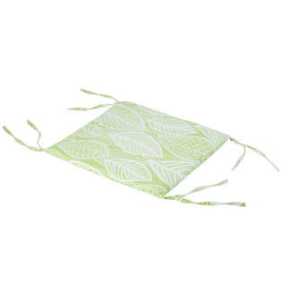 Галета 35х35 с завязками ("Листья", зеленый)