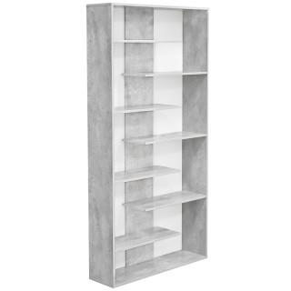 Стеллаж Левел 1000*285*1950 Н цв.Люкс (КУЛ) бетон светлый