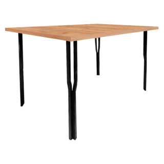 Стол Y-образн.каркас (1200х800 столешница F цв.Люкс) Дуб крафт золотой Стол Y-образн.каркас (1200х800 столешница F цв.Люкс) Дуб крафт золотой