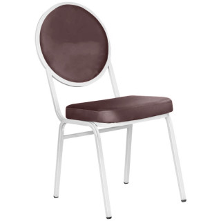 Стул Улан 2 цв.каркас (гоб/кзам/гоб.(Bingo,Raund)) гоб. коричневый (Bingo chocolate)