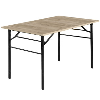 Стол раскл.ножки (1200х800 столешница 16 мм цв. Люкс) Дуб крафт серый