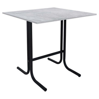 Стол L-образн.каркас (800*800 столешница 16 мм цв.Люкс) ателье светлый