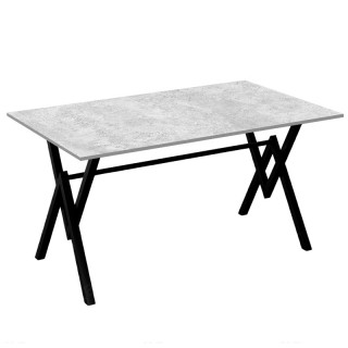 Стол Ларсен (1200х800 столешница 16 мм) Цемент светлый Стол Ларсен (1200х800 столешница 16 мм) Цемент светлый