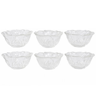 Стеклянная миска - 6шт в наборе по 260 мл ZT-480-Transparent