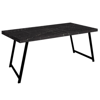 Стол Арзу (1800*800 столешница F цв.Люкс) мрамор темный