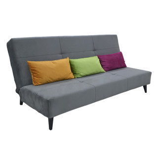 Диван "Nova 3" (3 подушки (Эконом) серый)