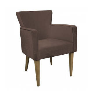 Кресло Нико stock/кзам А,О,Д/жакк с кантом,цв.орех коричневый