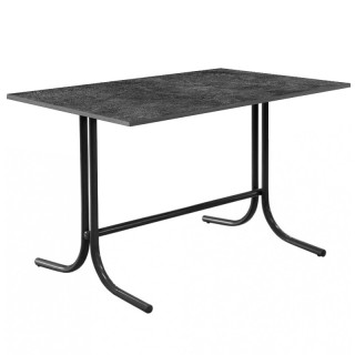 Стол L-образн.каркас (1400*800 столешница 16 мм) цв. Люкс бетон темный