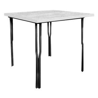 Стол Y-образн.каркас (800х800 столешница F цв.Люкс) Бетон светлый Стол Y-образн.каркас (800х800 столешница F цв.Люкс) Бетон светлый