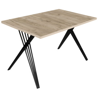 Стол "Спут" (1200х800 столешница 16 мм цв.Люкс) Дуб крафт серый