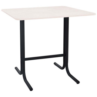 Стол L-образн.каркас 800*800 столешница 16 мм закругл.углы (Атлант светлый)