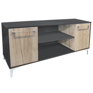 Тумба под ТВ «Осло» (КУЛ) 1600*400*532Н (дуб крафт серый)