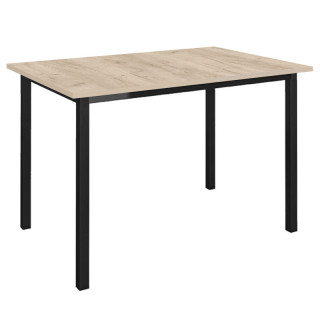 Стол прямой каркас тр.40х40 (1200х800 столешница 16 мм цв.Люкс) Дуб крафт серый