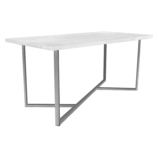 Стол Джаспер (1600*800 столешница F цв.Люкс) бетон серый