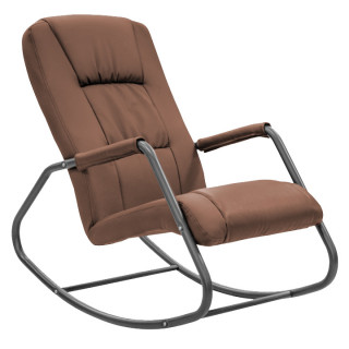 Кресло-качалка "Эсма" цв.каркас (кзам PVC) мультиколор