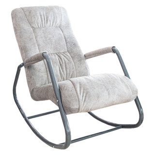 Кресло-качалка "Эсма" цв.каркас (кзам PU) мультиколор