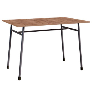 Стол вертикальный цв.каркас (1200*800 столешница 16 мм цв.Люкс) дуб крафт табачный