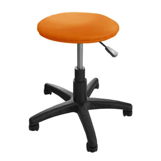 Кресло "Мини-Гранде" б/п пневмо (гобелен/кожзам) оранжевый